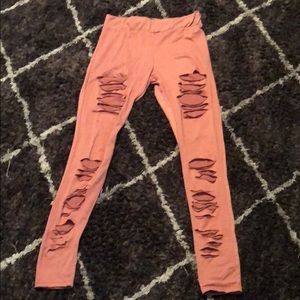 Ripped leggings